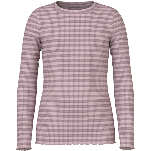 Name It Toadstool Burnished Lilac Nkfvemma Ls Slim Top