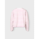 Name It Cloud Dancer Sweet Dreams Stripe Nkfvita Ls Kort Rlx Top