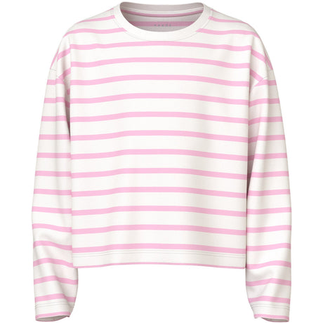 Name It Cloud Dancer Sweet Dreams Stripe Nkfvita Ls Kort Rlx Top