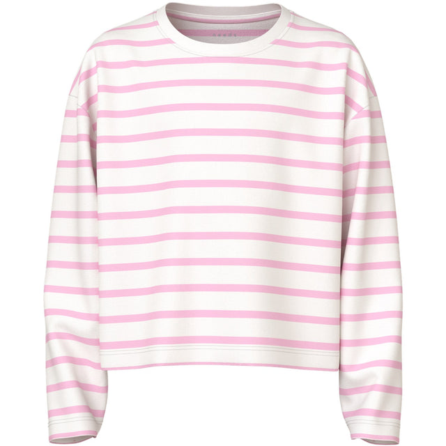 Name It Cloud Dancer Sweet Dreams Stripe Nkfvita Ls Kort Rlx Top