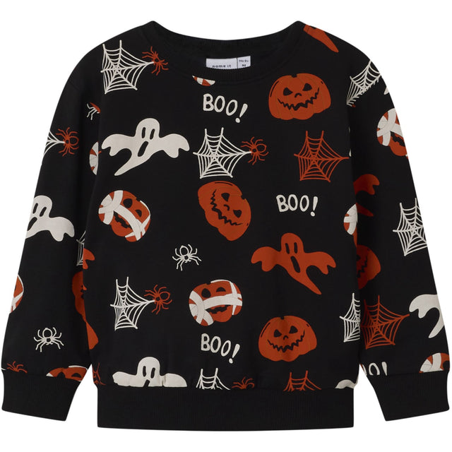 Name It Black Nmnopal Nreg Sweat Box Bru