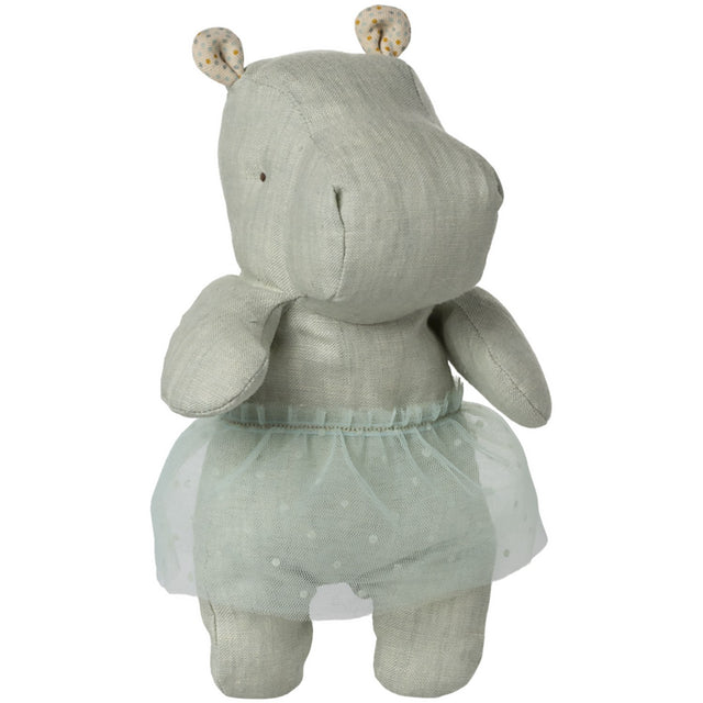 Maileg Safari Friends, Hippo W. Skirt, Small - Mint