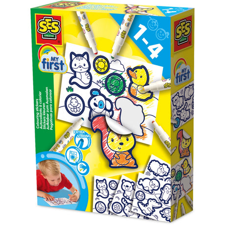 SES Creative Min Første Farvelæg Klistermærker