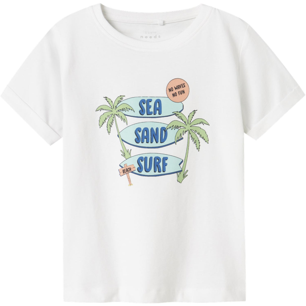 Name It Bright White Sea Nmmvux Ss Top