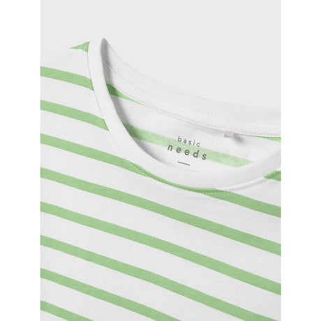Name It Bright White Arcdian Green Nkfvitanni Ss Kort Rlx Top
