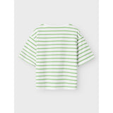 Name It Bright White Arcdian Green Nkfvitanni Ss Kort Rlx Top