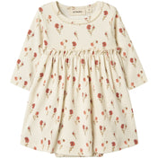 Lil'Atelier Turtledove Nbflavo Eko Ls Body Kjole Lil