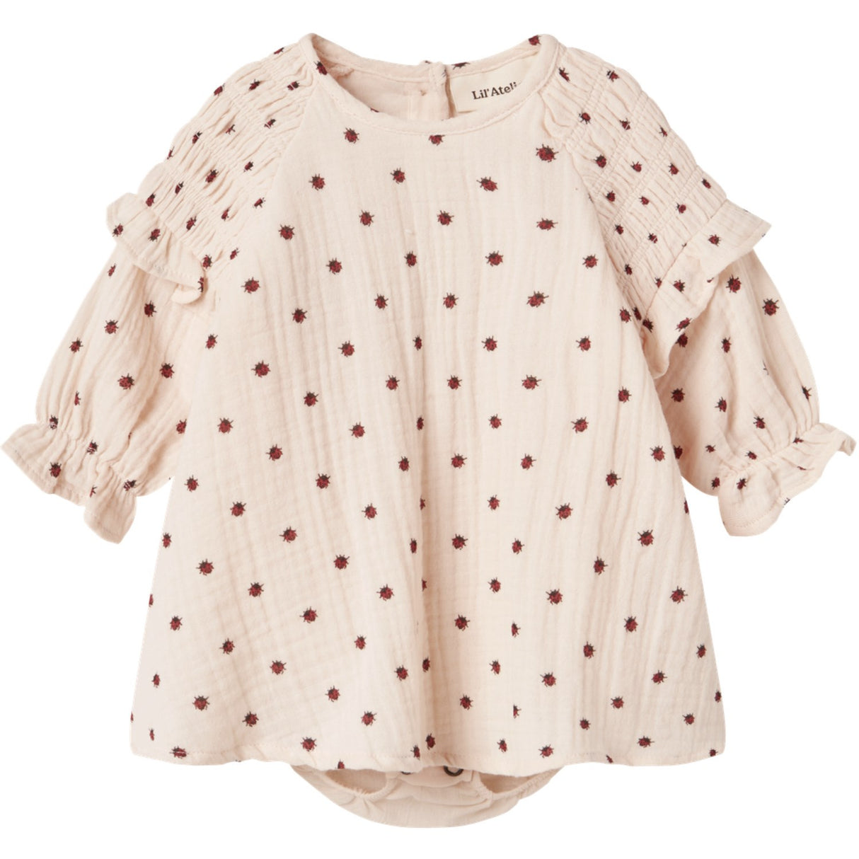 Lil'Atelier Silver Peony Nbflilia Ls Loose Skjorte Kjole Body Lil