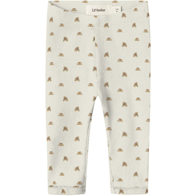 Lil'Atelier Turtledove Croissant Nbflavo Eki Slim Leggings Lil