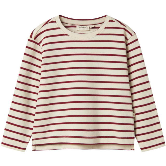 Lil'Atelier Turtledove Red Dahlia Nmflimia Ls Loose Top Lil