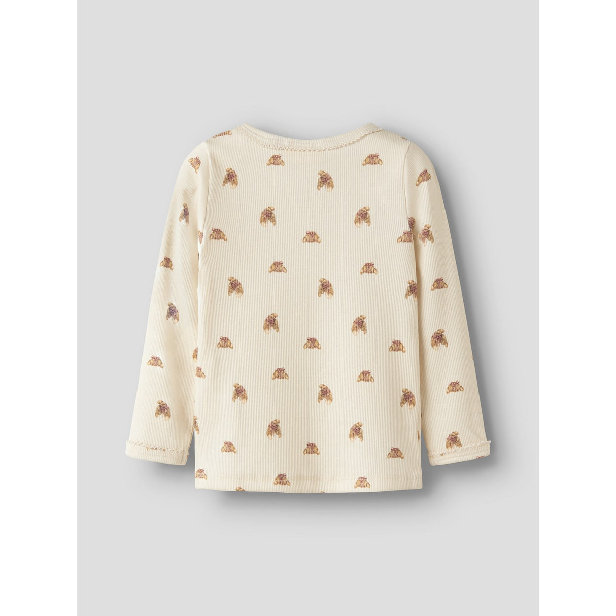 Lil'Atelier Turtledove Croissant Nmflavo Egi Ls Slim Top Lil