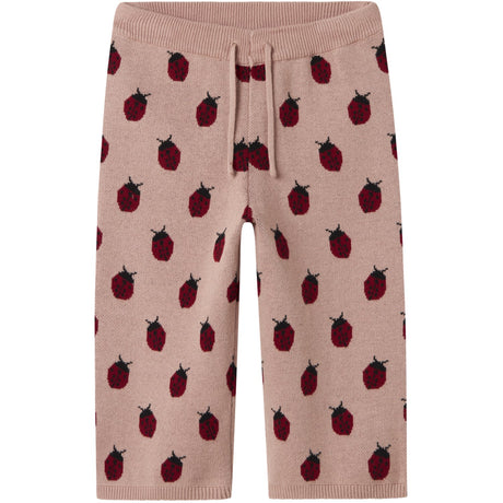 Lil'Atelier Misty Rose Nmflulio Wide Strik Ancle Bukser Lil