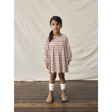 Lil'Atelier Turtledove Red Dahlia Nmflimia Ls Loose Kjole Lil