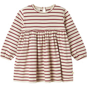 Lil'Atelier Turtledove Red Dahlia Nmflimia Ls Loose Kjole Lil