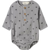 Lil'Atelier Ultimate Grey Nbmkoala Ls Loose Skjorte Body Lil