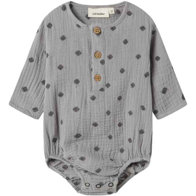 Lil'Atelier Ultimate Grey Nbmkoala Ls Loose Skjorte Body Lil