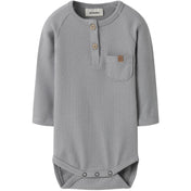 Lil'Atelier Ultimate Grey Nbmluno Ls Slim Body Lil