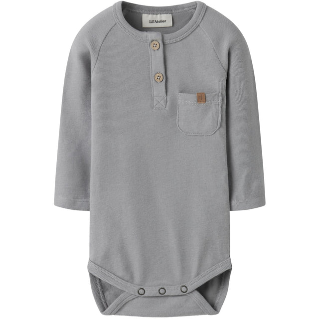 Lil'Atelier Ultimate Grey Nbmluno Ls Slim Body Lil