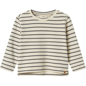 Lil'Atelier Turtledove Poppy Seed Nmmlimia Ls Loose Top Lil Noos