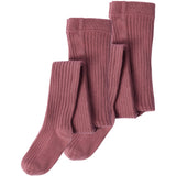 Lil'Atelier Withered Rose Nmfilso 2-Pak Strømpebukser Lil