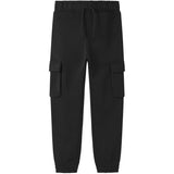 Name It Black Nkmollie Cargo Bukser Bru Noos