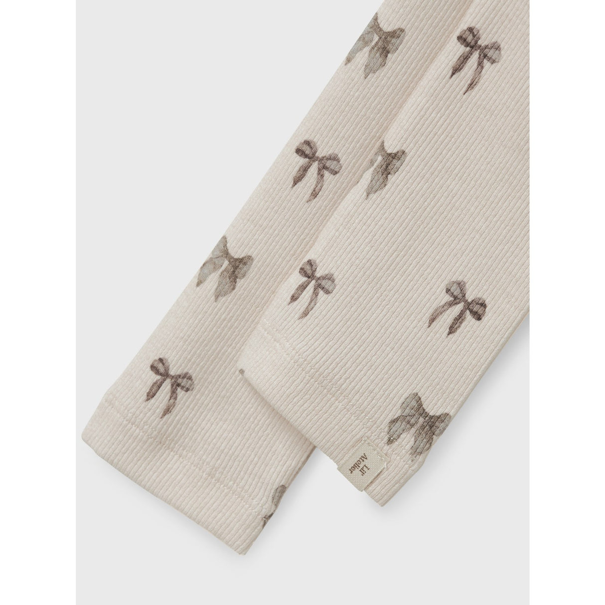 Lil'Atelier Silver Peony Bow Nmfgavo Efi Slim Leggings Lil Noos