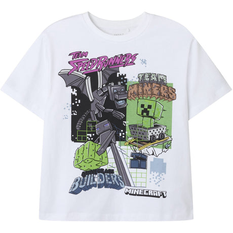 Name It Bright White Nkmjahi Minecraft Nreg Ss Top Noos Bfu