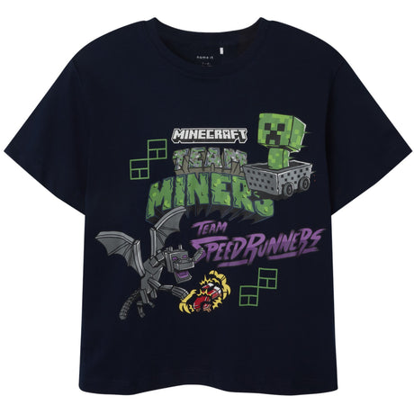 Name It Navy Blazer Nkmjahi Minecraft Nreg Ss Top Noos Bfu