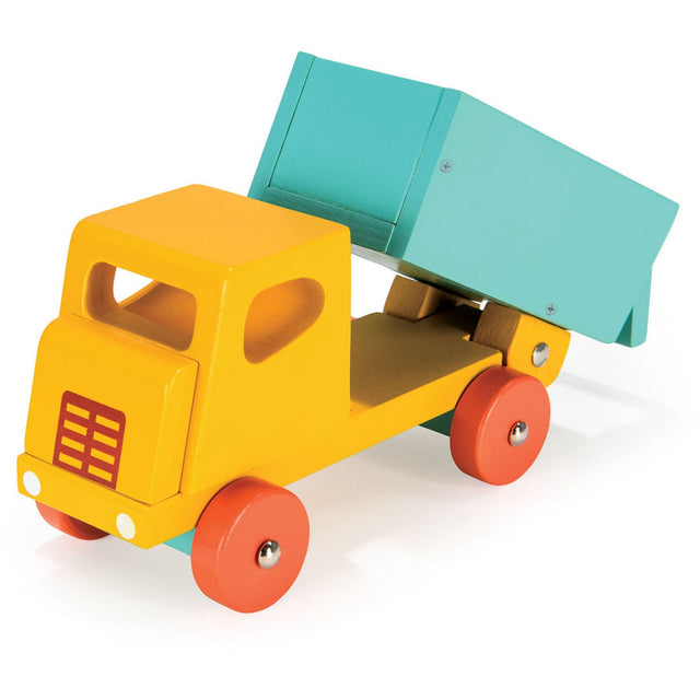 Mentari Gul Lastbil Med Vippelad