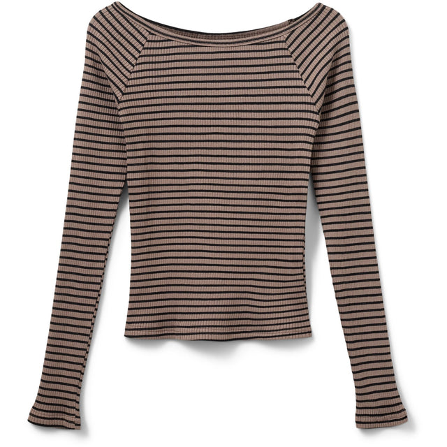 Sofie Schnoor Brown Striped SomaSY Bluse