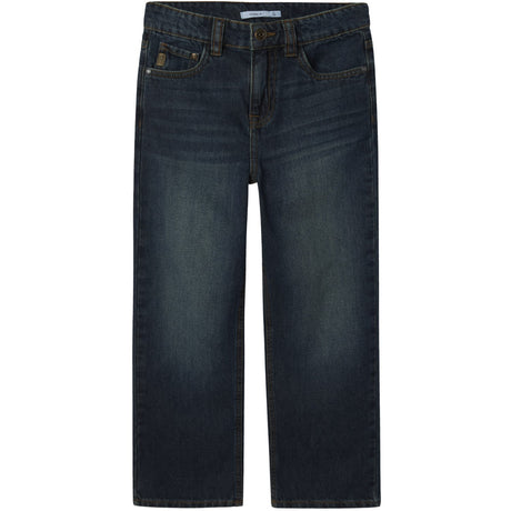Name It Vintage Dark Blue Denim Nkmryan Straight Jeans 3418-Be Noos