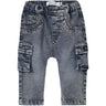 Name It Dark Blue Denim Nbmben Baggy Cargo Jeans 2727-Yb Noos