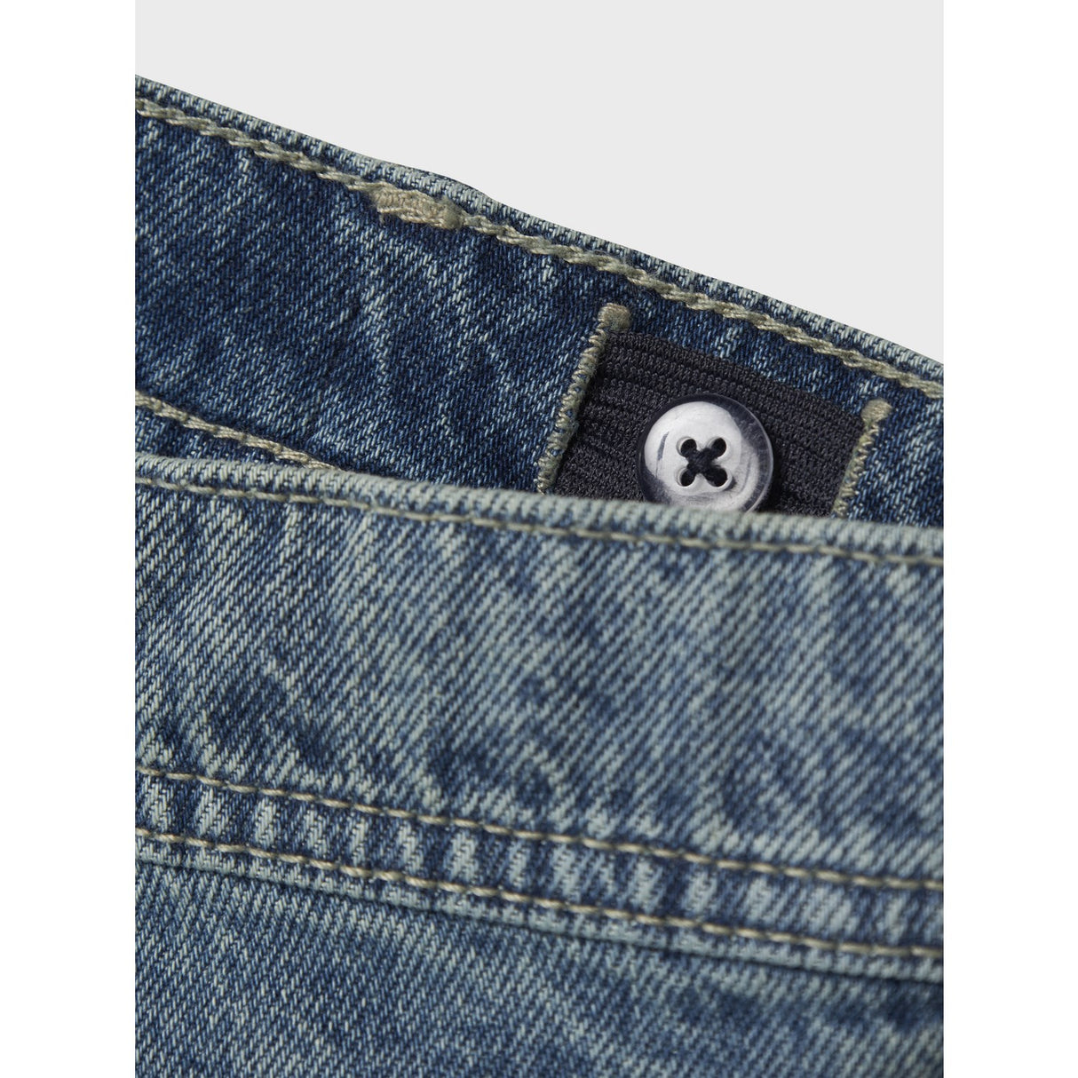 Name It Vintage Medium Blue Denim Nkmryan Straight Carp Jeans 5950-Dm Noos