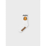 Name It Bright White Nkmjanaka Pokemon 3P Tennis Strømper Sky