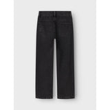 Name It Black Denim Nkfrose Hw Straight Jeans 9222-Rm Noos