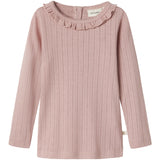 Lil'Atelier Misty Rose Nmfrachel Nis Ls Slim Top Lil Noos