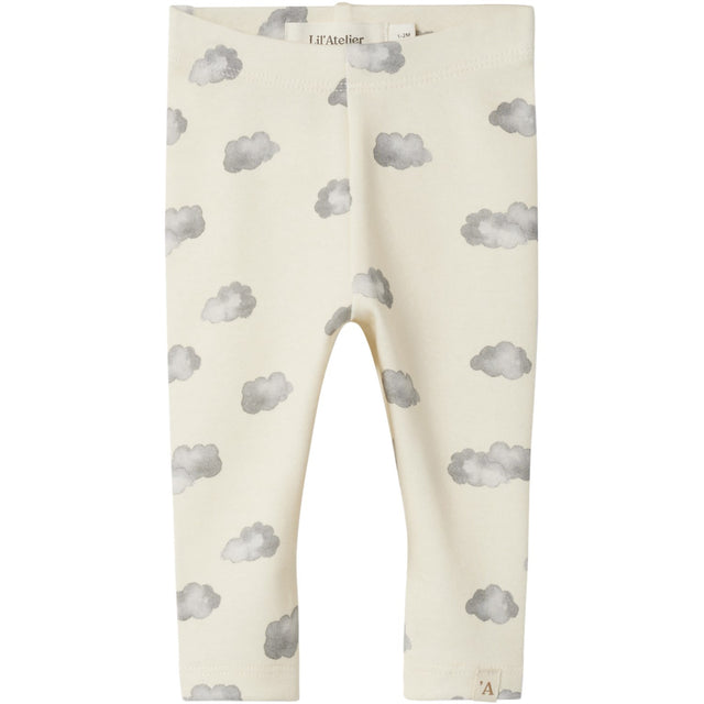 Lil'Atelier Turtledove Blue Cloud Nbnlayo Kim Slim Leggings Lil Noos