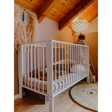 tiSsi® White Laquer Jori Sammenklappelig Seng Massiv Bøg