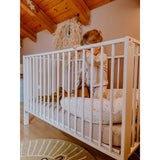 tiSsi® White Laquer Jori Sammenklappelig Seng Massiv Bøg