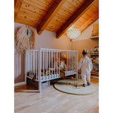 tiSsi® White Laquer Jori Sammenklappelig Seng Massiv Bøg