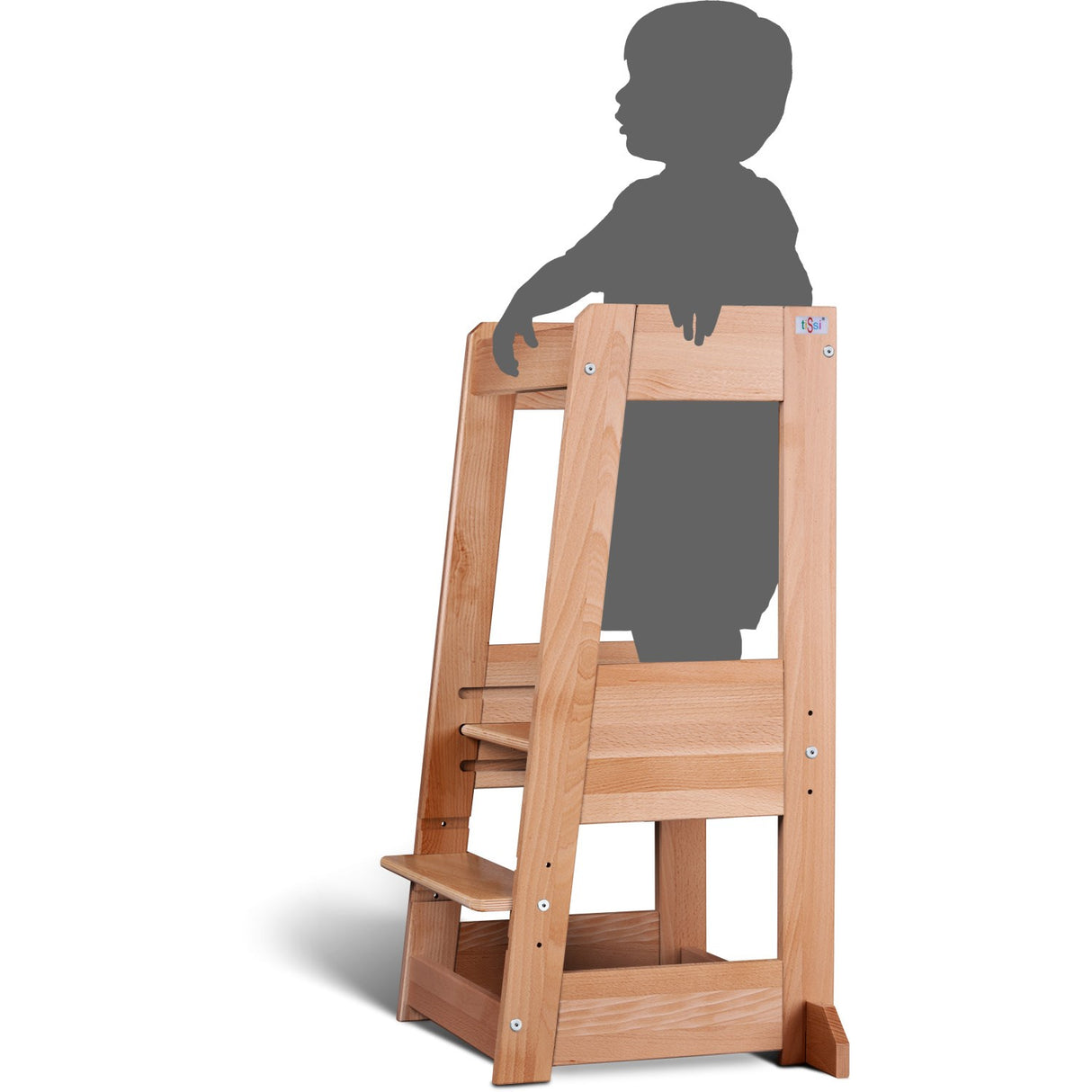 tiSsi® Nature Felix Læringstårn Massiv Bøg