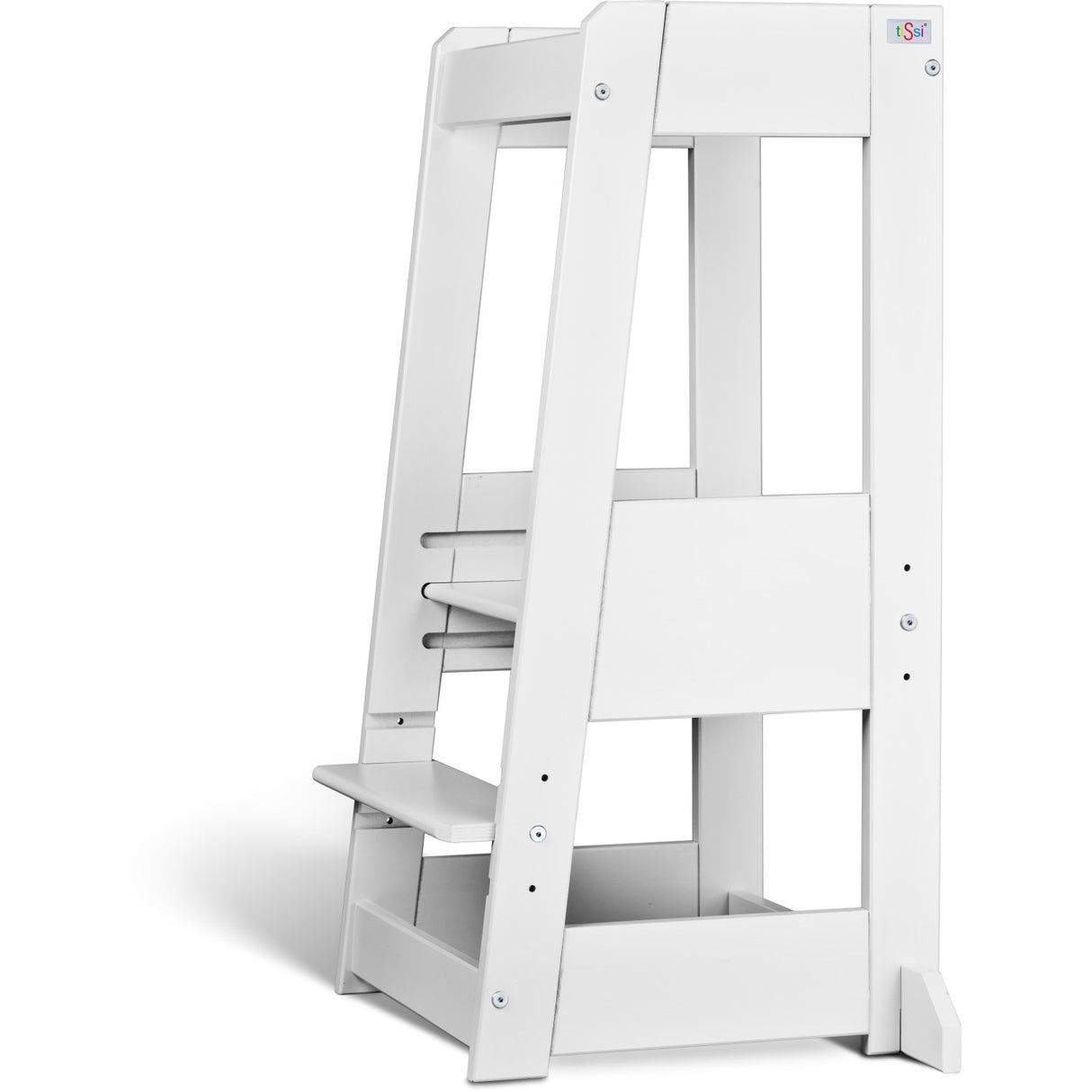 tiSsi® White Laquer Felix Læringstårn Massiv Bøg