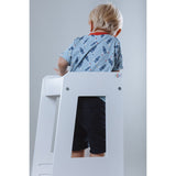 tiSsi® White Laquer Felix Læringstårn Massiv Bøg