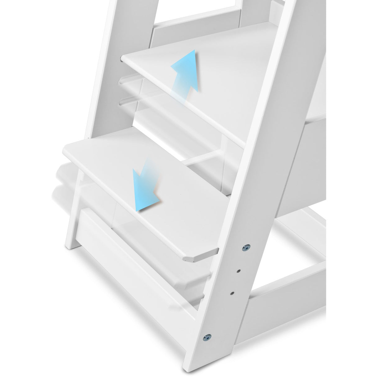 tiSsi® White Laquer Felix Læringstårn Massiv Bøg