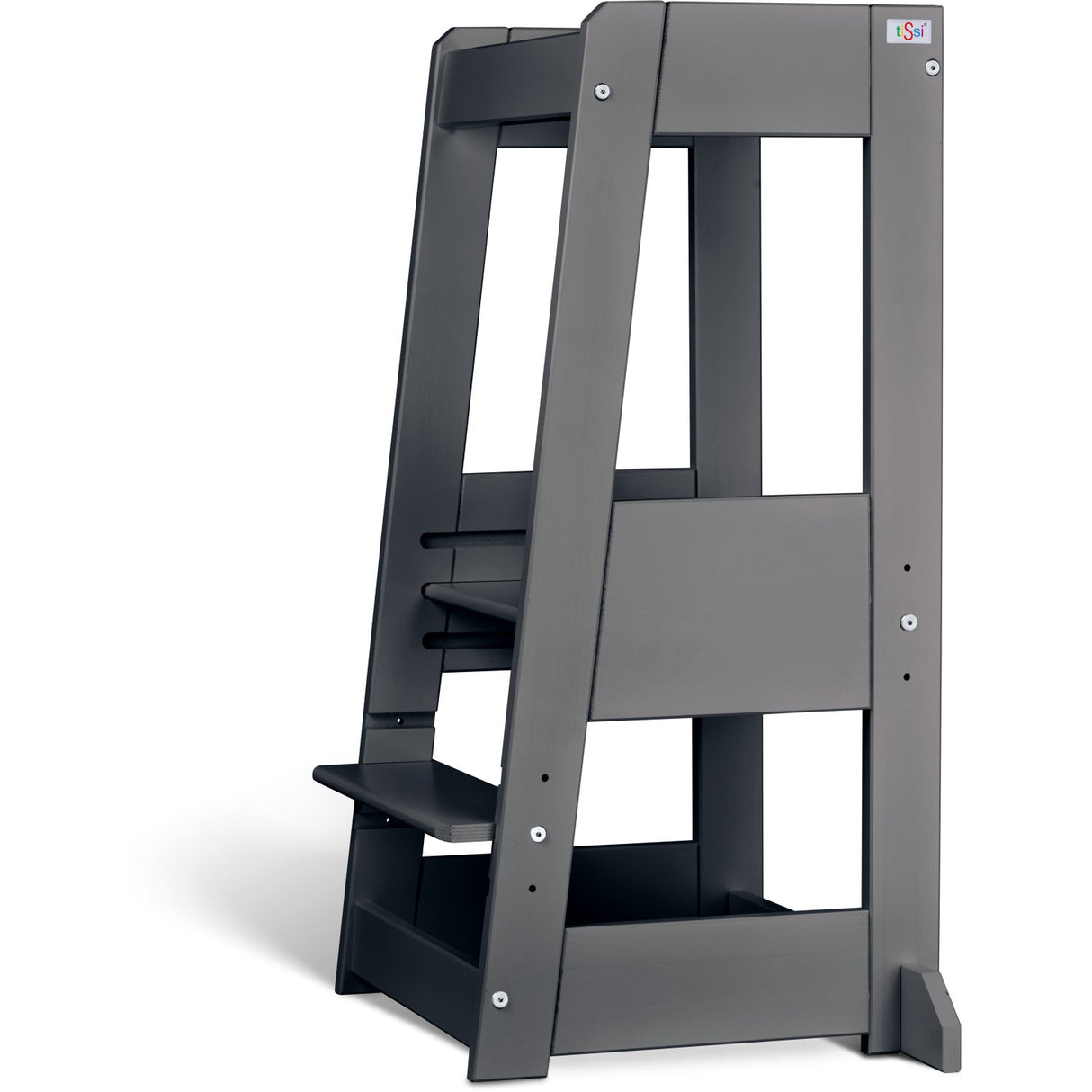 tiSsi® Grey Laquer Felix Læringstårn Massiv Bøg