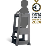 tiSsi® Grey Laquer Felix Læringstårn Massiv Bøg