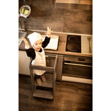 tiSsi® Grey Laquer Felix Læringstårn Massiv Bøg