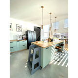 tiSsi® Grey Laquer Felix Læringstårn Massiv Bøg