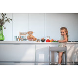 tiSsi® Stormy Grey Laquer Felix Læringstårn Massiv Bøg