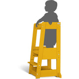 tiSsi® Sun Yellow Laquer Felix Læringstårn Massiv Bøg